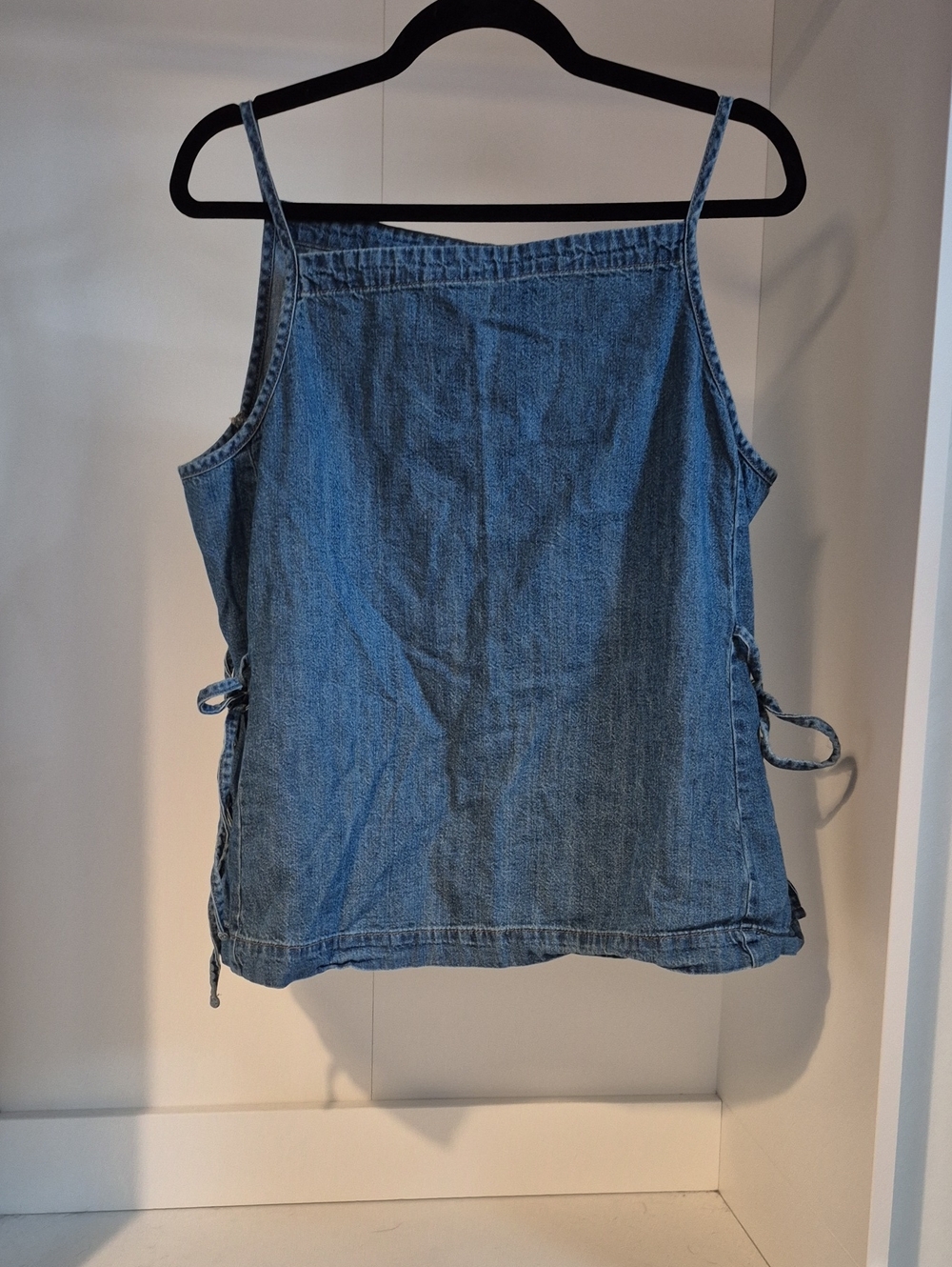 Old Navy Blue Denim Tie-Side Camisole